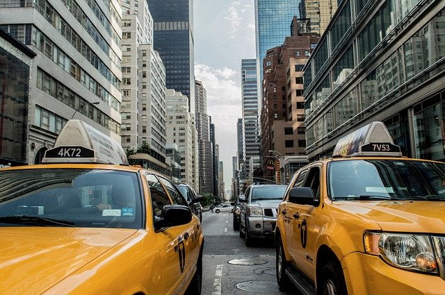 New York City taxi cabs 