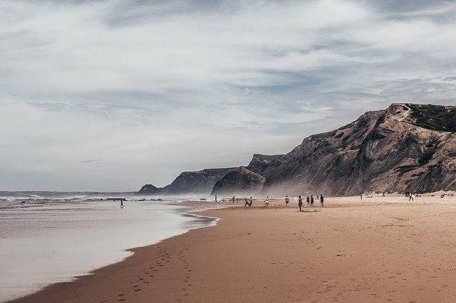 Algarve beach in Portugal