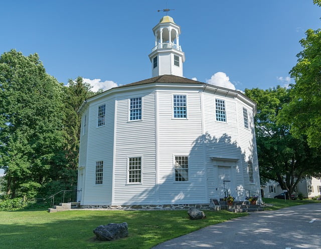 Richmond church in Vermont, USA 