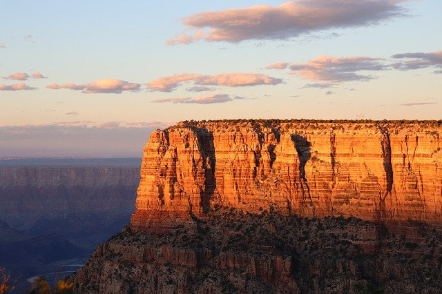 Grand Canyon sunset in the USA