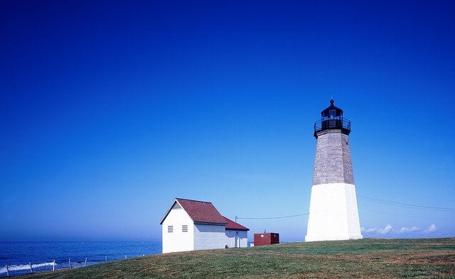 Lighthouse on Rhode Island 