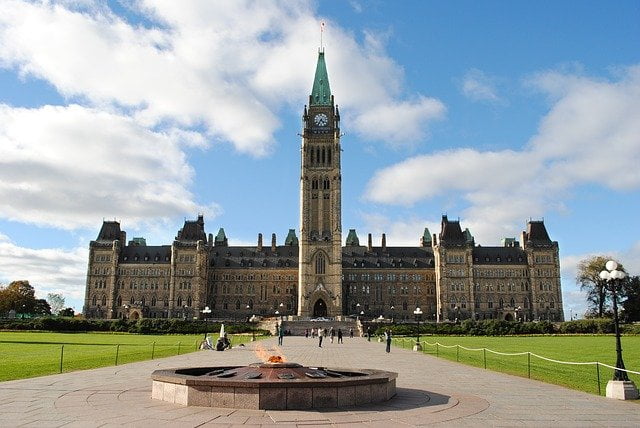 Ottawa Parliament in Ontario, Canada