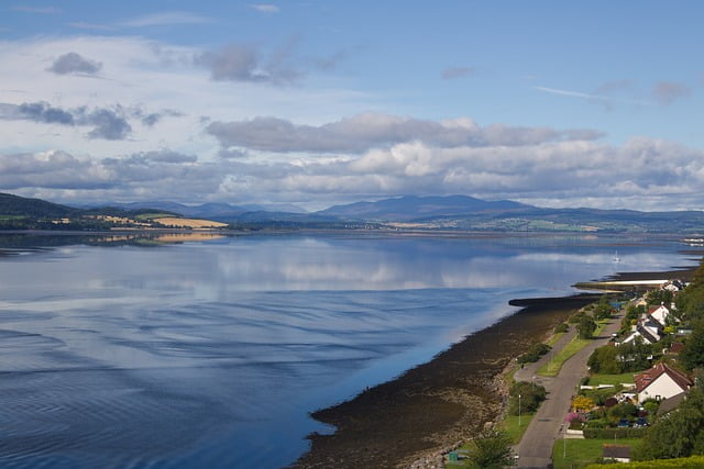 Aberdeen coastal views in Scotland