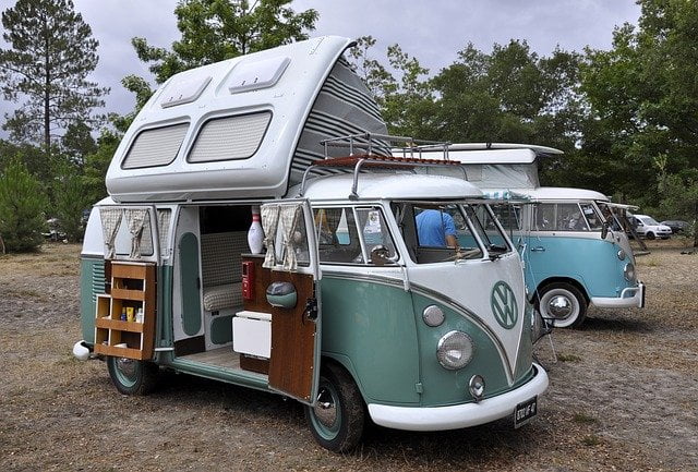 VW Van pop up tent