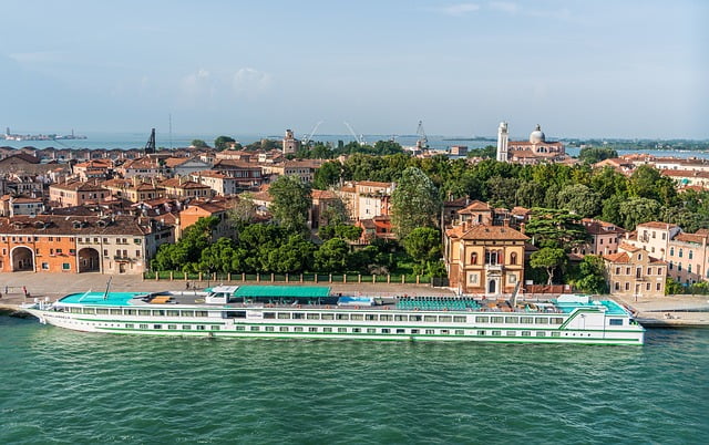 River cruise in Venice, Italy 