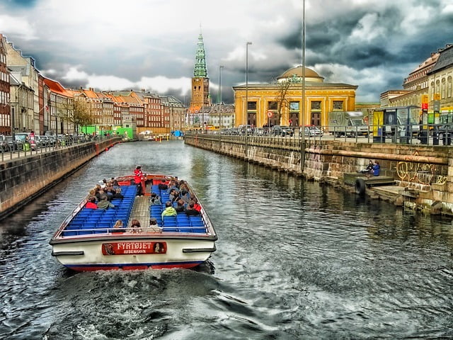 Copenhagen boat ride city views