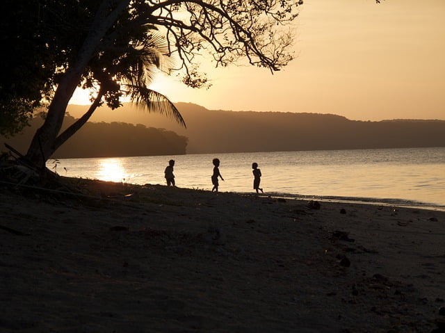 Vanuatu sunset views