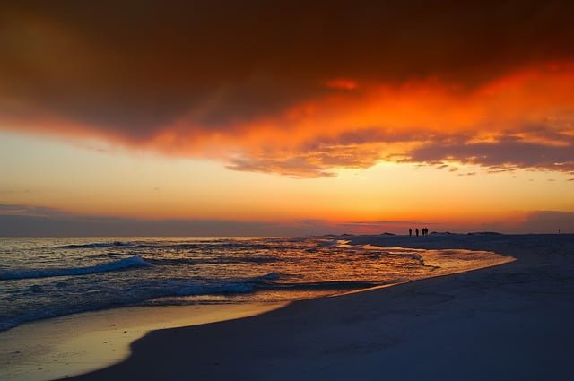 Florida sunset beach views