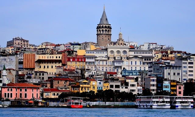Istanbul scenic colourful views