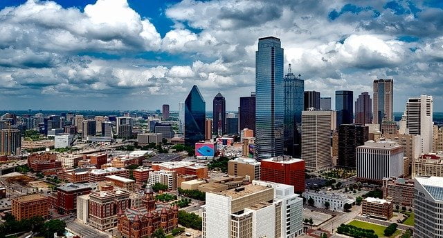 Dallas city views downtown