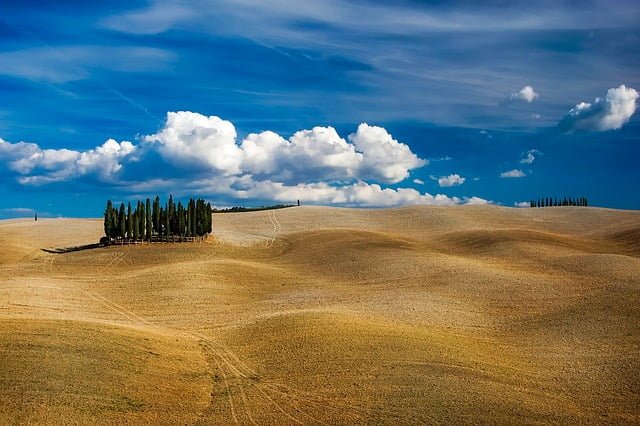 Tuscany hillside views
