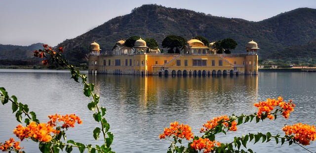 Jaipur India water palace