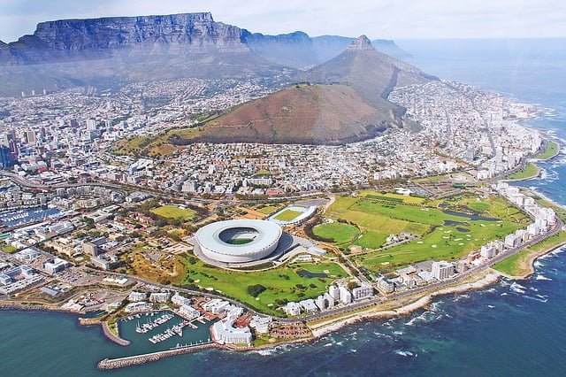 Cape Town aerial views