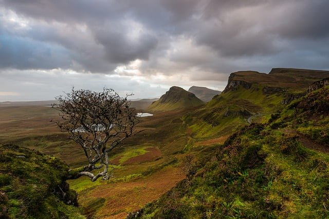 Isle of Skye scenic views in Scotland