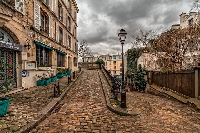 Paris wandering the streets
