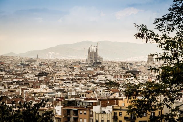 Panorama views of Barcelona