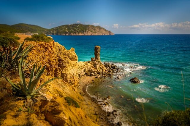 Ibiza cliff views