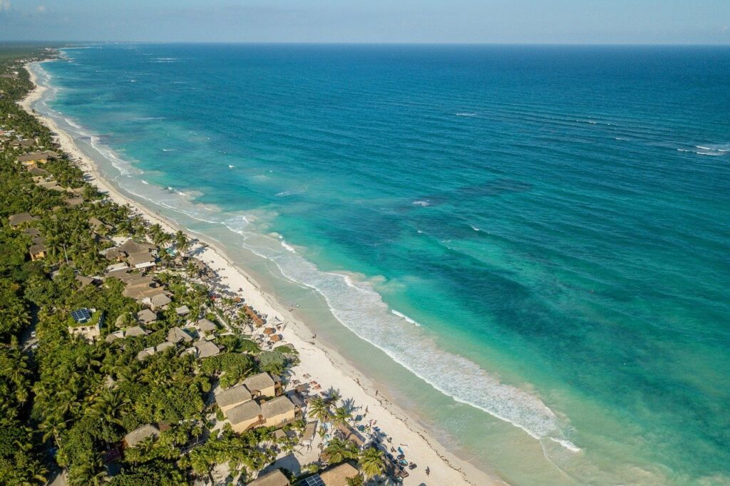 Inviting beaches in Mexico's Riviera Maya